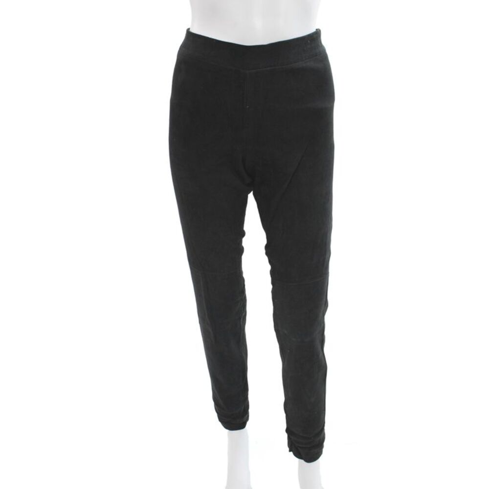 Vince Womens Black Leather Pants Size S